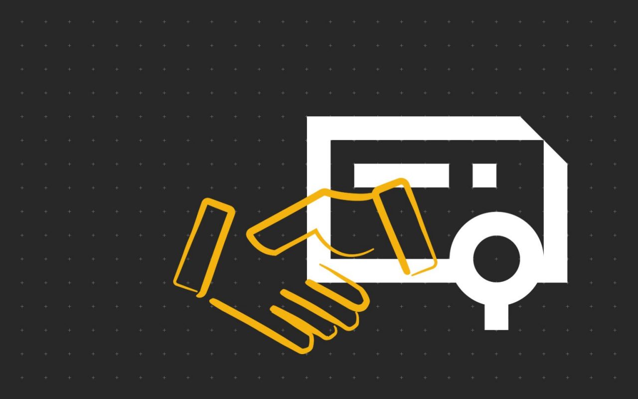 ikona ocenění a gesto stisku rukou