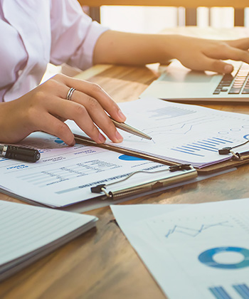 writing in a notebook